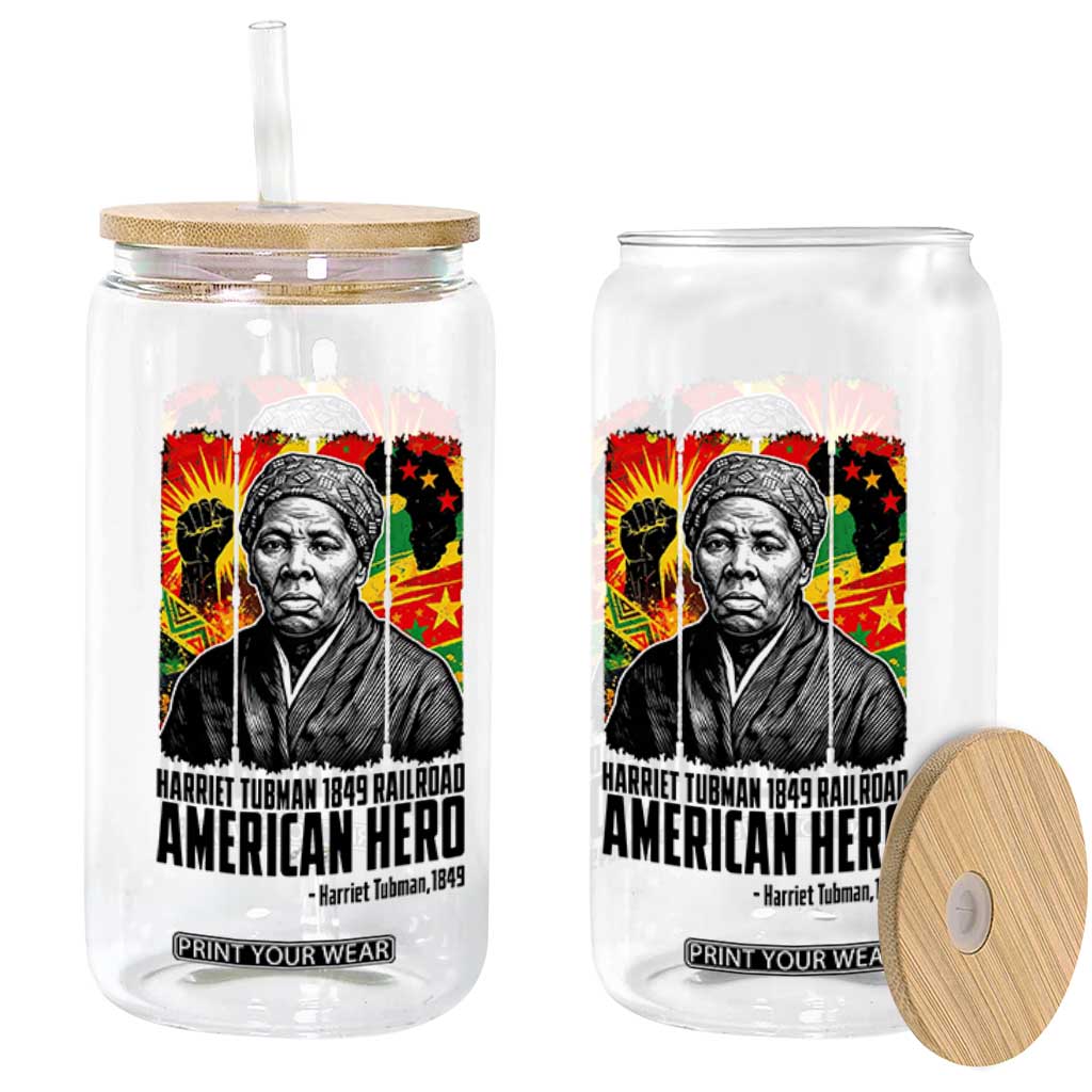 Harriet Tubman Black History Month Glass Can Underground Railroad American Hero History TS14 Print Your Wear
