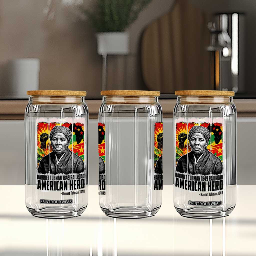 Harriet Tubman Black History Month Glass Can Underground Railroad American Hero History TS14 Print Your Wear