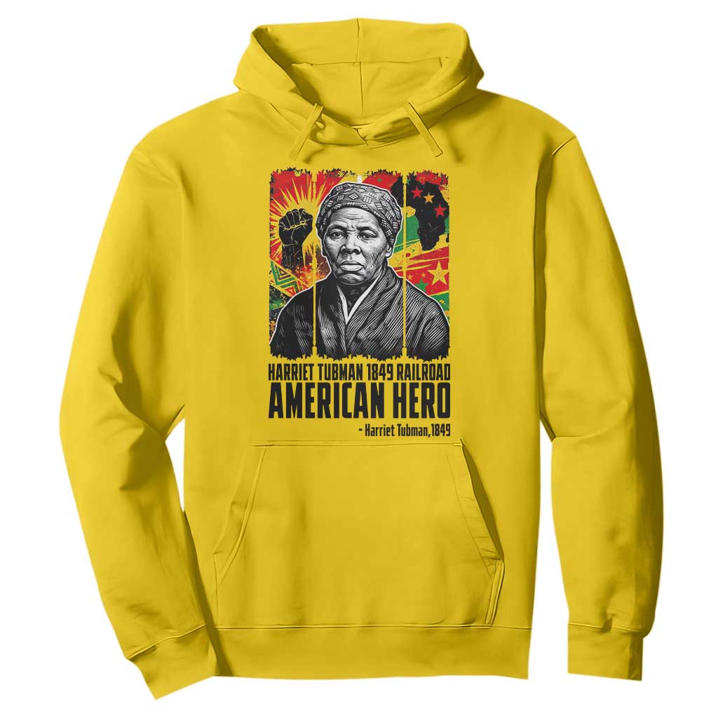 Harriet Tubman Black History Month Hoodie Underground Railroad American Hero History TS14 Daisy Print Your Wear