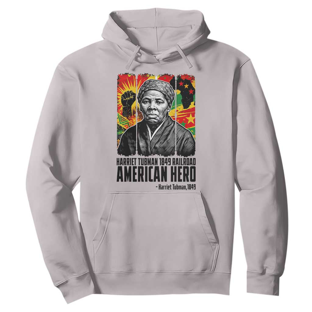 Harriet Tubman Black History Month Hoodie Underground Railroad American Hero History TS14 Ice Gray Print Your Wear