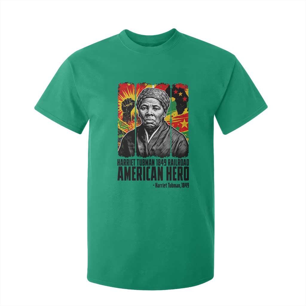 Harriet Tubman Black History Month T Shirt For Kid Underground Railroad American Hero History TS14 Irish Green Print Your Wear