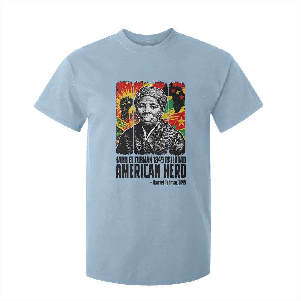 Harriet Tubman Black History Month T Shirt For Kid Underground Railroad American Hero History TS14 Light Blue Print Your Wear