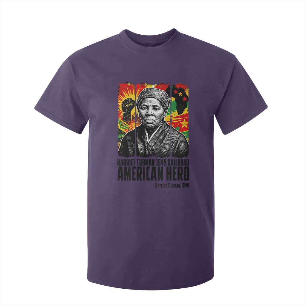 Harriet Tubman Black History Month T Shirt For Kid Underground Railroad American Hero History TS14 Purple Print Your Wear
