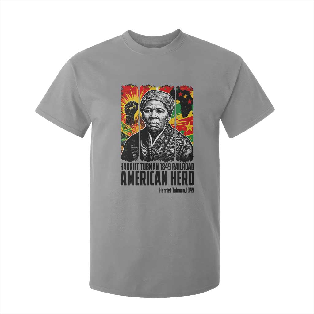 Harriet Tubman Black History Month T Shirt For Kid Underground Railroad American Hero History TS14 Sport Gray Print Your Wear