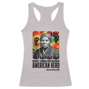 Harriet Tubman Black History Month Racerback Tank Top Underground Railroad American Hero History TS14 Ice Gray Print Your Wear
