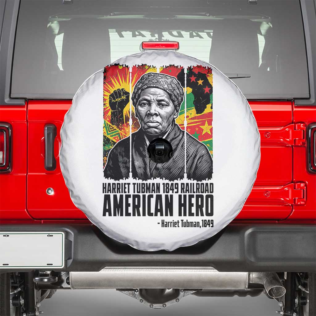 Harriet Tubman Black History Month Spare Tire Cover Underground Railroad American Hero History TS14 White Print Your Wear