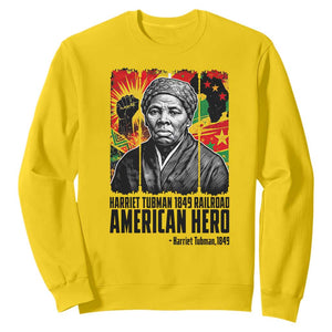 Harriet Tubman Black History Month Sweatshirt Underground Railroad American Hero History TS14 Daisy Print Your Wear