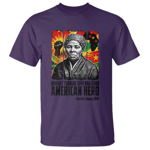 Harriet Tubman Black History Month T Shirt Underground Railroad American Hero History TS14 Purple Print Your Wear