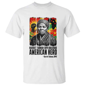 Harriet Tubman Black History Month T Shirt Underground Railroad American Hero History TS14 White Print Your Wear