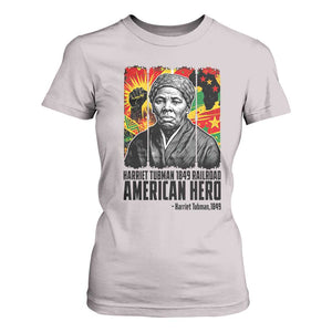 Harriet Tubman Black History Month T Shirt For Women Underground Railroad American Hero History TS14 Ice Gray Print Your Wear
