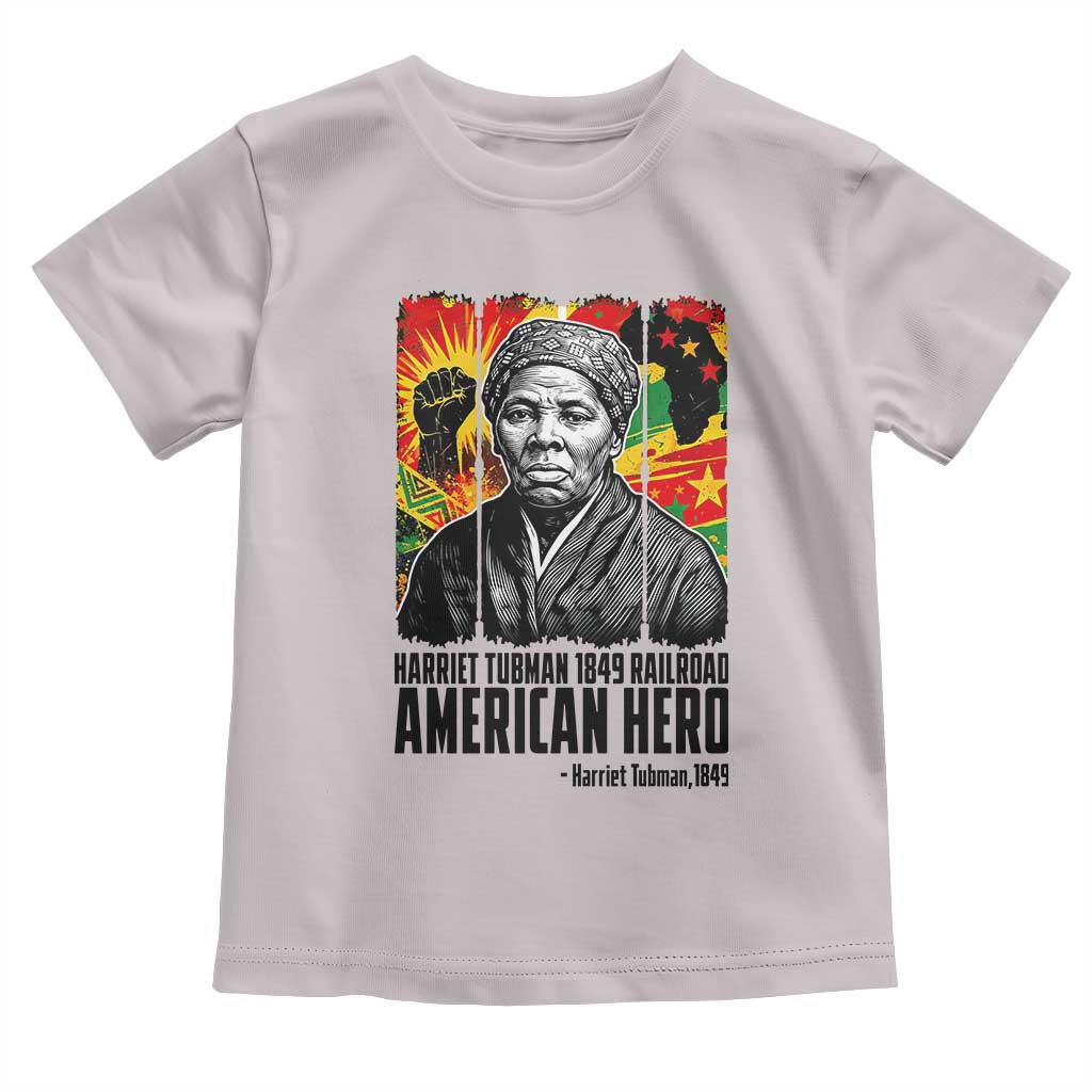 Harriet Tubman Black History Month Toddler T Shirt Underground Railroad American Hero History TS14 Ice Gray Print Your Wear