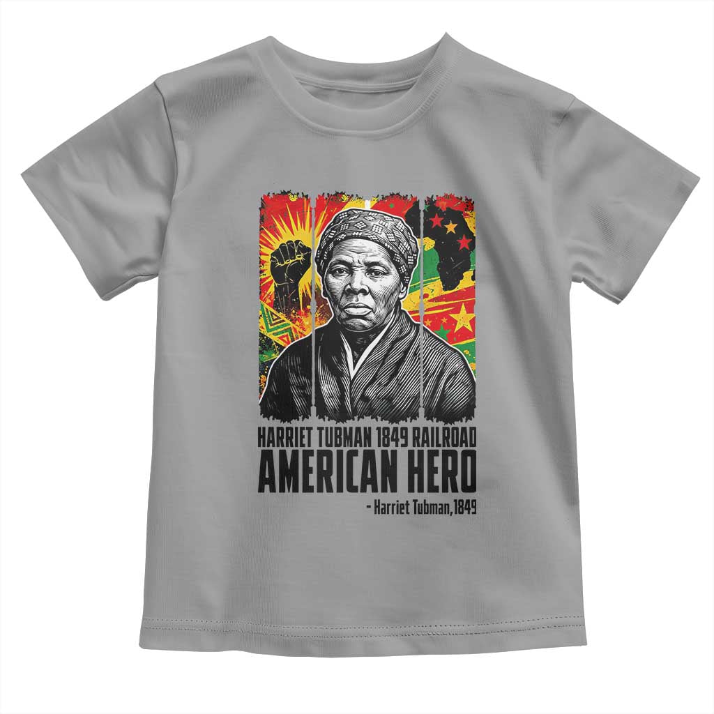 Harriet Tubman Black History Month Toddler T Shirt Underground Railroad American Hero History TS14 Sport Gray Print Your Wear