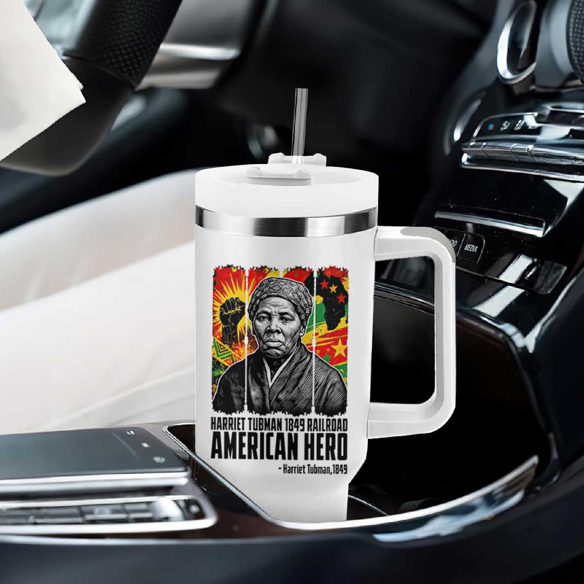 Harriet Tubman Black History Month Tumbler With Handle Underground Railroad American Hero History TS14 Print Your Wear