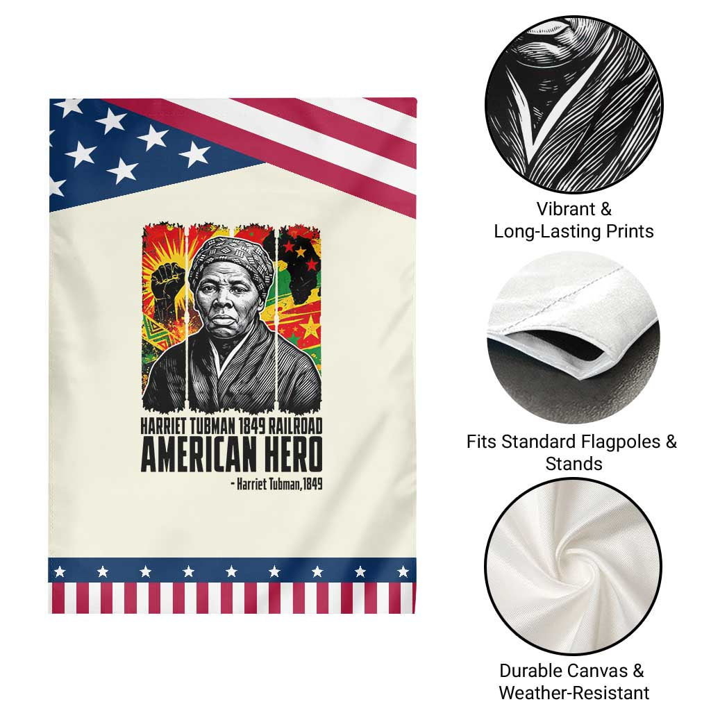 Harriet Tubman Black History Month Patriotic Garden Flag Underground Railroad American Hero History TS14 Print Your Wear