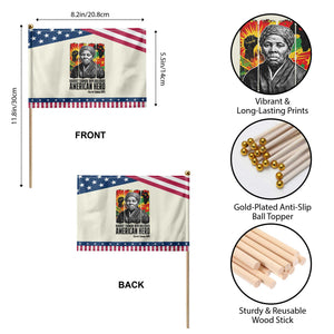 Harriet Tubman Black History Month Patriotic Handheld Flag Underground Railroad American Hero History TS14 Print Your Wear
