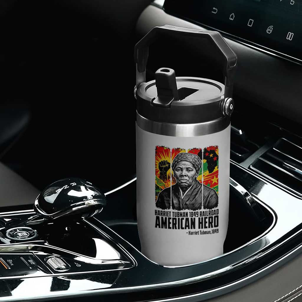 Harriet Tubman Black History Month Flip Straw Tumbler Underground Railroad American Hero History TS14 Print Your Wear