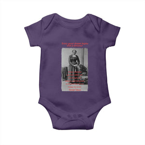 Harriet Tubman Baby Onesie Black History Month TS14 Purple Print Your Wear