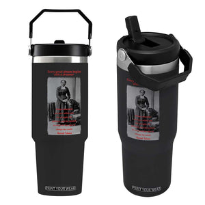 Harriet Tubman Flip Straw Tumbler Black History Month TS14 One Size: 30 oz Black Print Your Wear