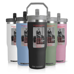 Harriet Tubman Flip Straw Tumbler Black History Month TS14 Print Your Wear
