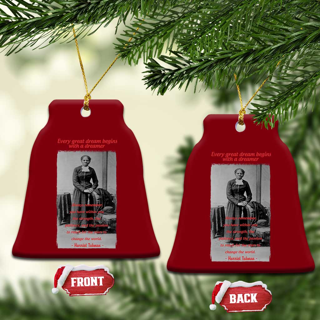 Harriet Tubman Ceramic Ornament Black History Month TS14 Print Your Wear