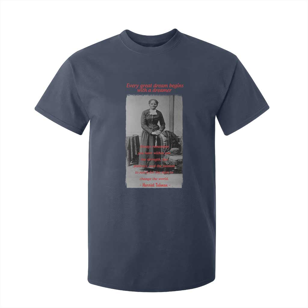 Harriet Tubman T Shirt For Kid Black History Month TS14 Navy Print Your Wear