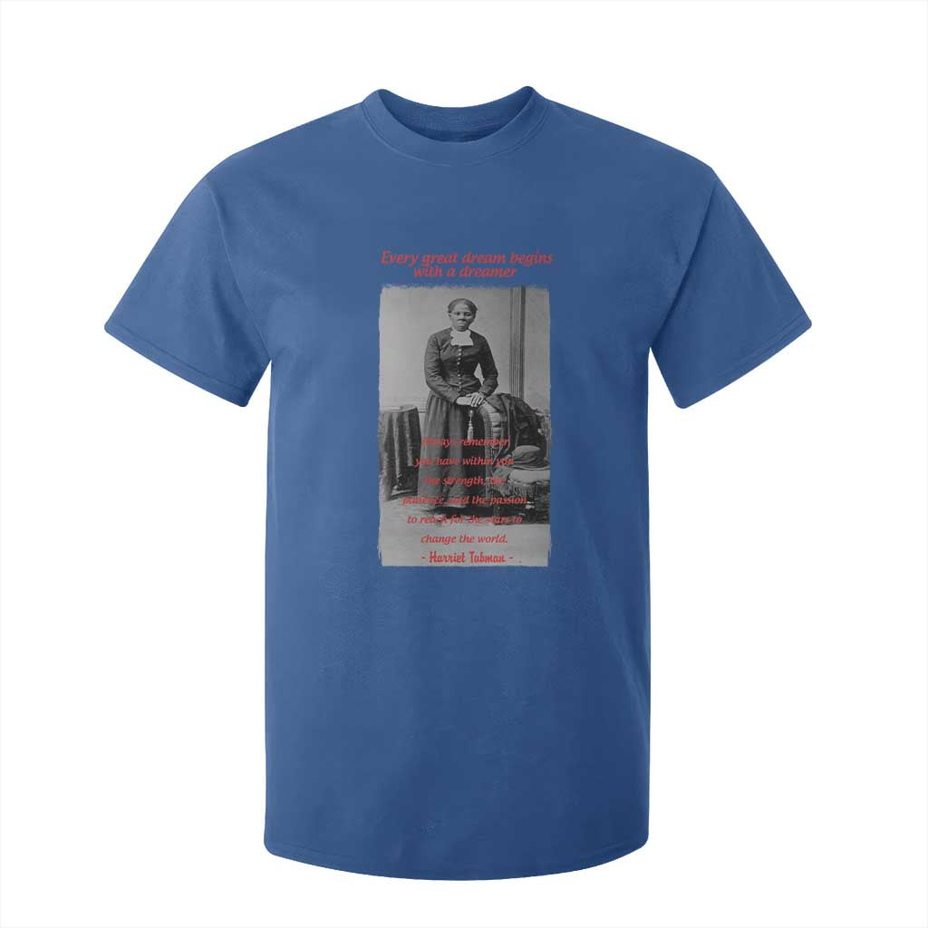 Harriet Tubman T Shirt For Kid Black History Month TS14 Royal Blue Print Your Wear
