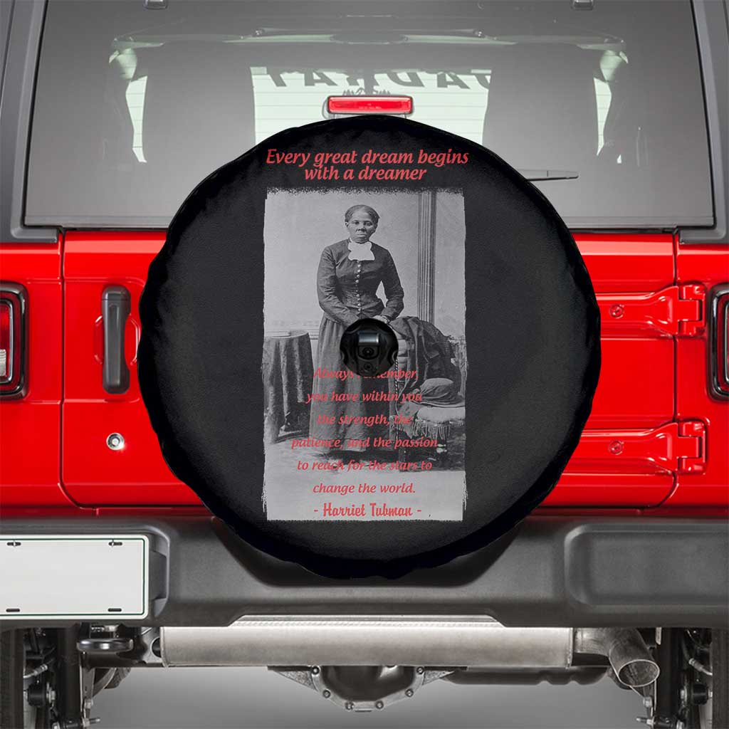 Harriet Tubman Spare Tire Cover Black History Month TS14 Black Print Your Wear