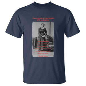 Harriet Tubman T Shirt Black History Month TS14 Navy Print Your Wear