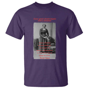 Harriet Tubman T Shirt Black History Month TS14 Purple Print Your Wear