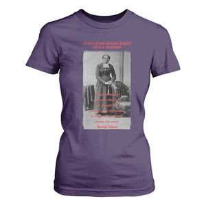 Harriet Tubman T Shirt For Women Black History Month TS14 Purple Print Your Wear