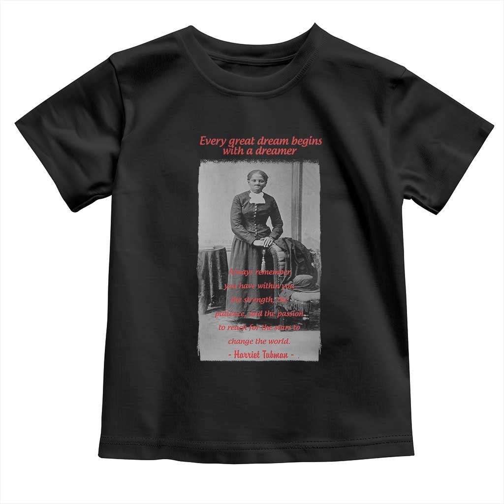 Harriet Tubman Toddler T Shirt Black History Month TS14 Black Print Your Wear