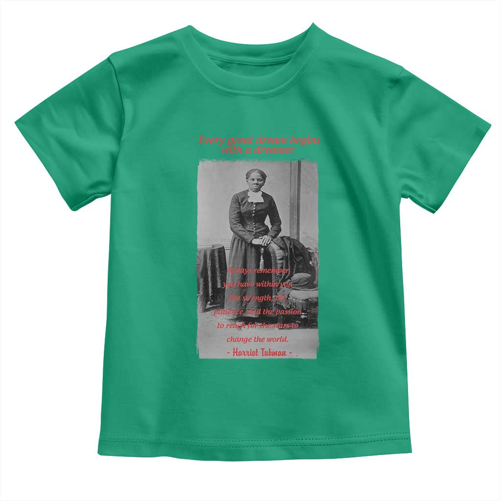 Harriet Tubman Toddler T Shirt Black History Month TS14 Irish Green Print Your Wear