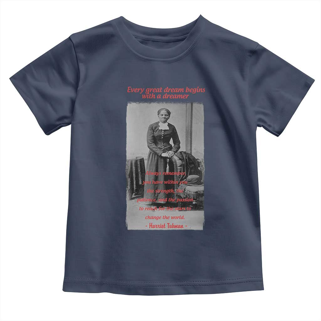 Harriet Tubman Toddler T Shirt Black History Month TS14 Navy Print Your Wear