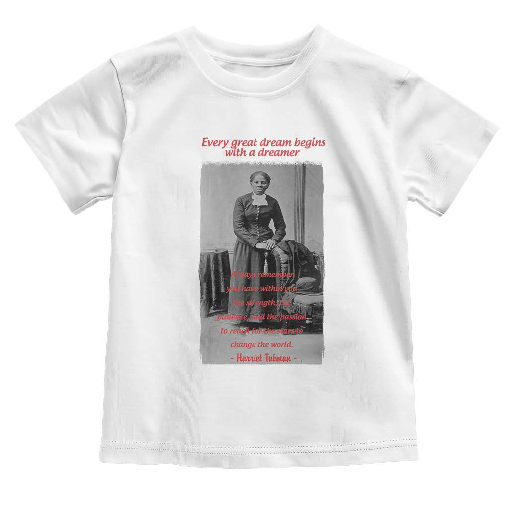 Harriet Tubman Toddler T Shirt Black History Month TS14 White Print Your Wear