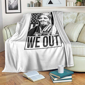 Harriet Tubman Quote Throw Blanket We Out Strong Woman TS14 Print Your Wear