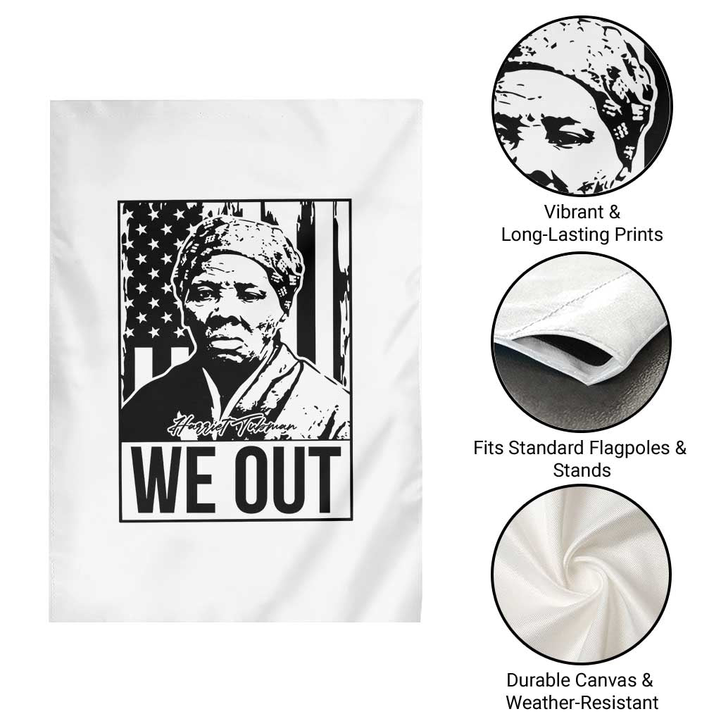 Harriet Tubman Quote Garden Flag We Out Strong Woman TS14 Print Your Wear