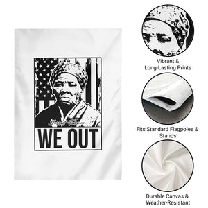 Harriet Tubman Quote Garden Flag We Out Strong Woman TS14 Print Your Wear