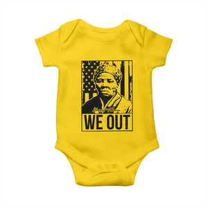Harriet Tubman Quote Baby Onesie We Out Strong Woman TS14 Daisy Print Your Wear