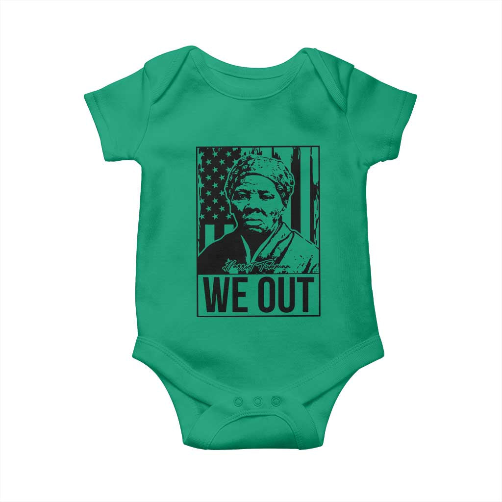 Harriet Tubman Quote Baby Onesie We Out Strong Woman TS14 Irish Green Print Your Wear