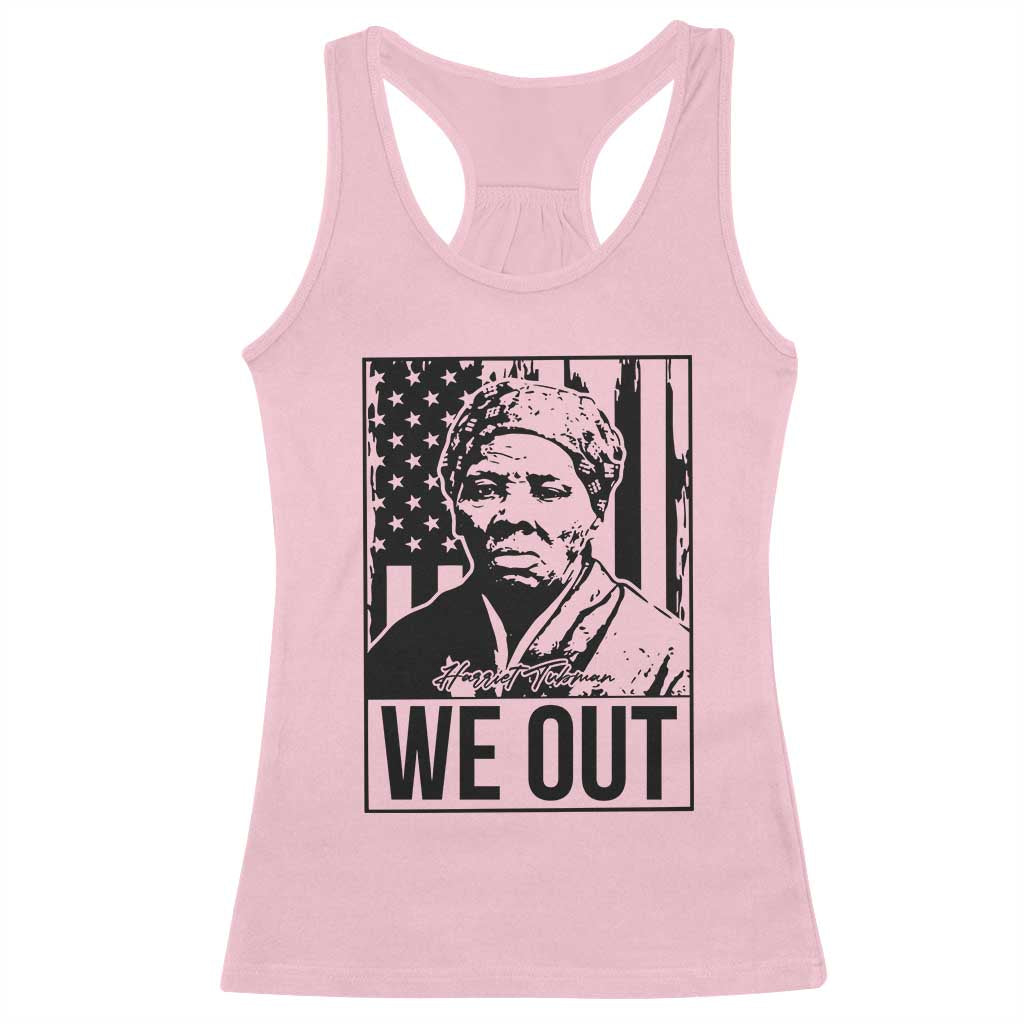 Harriet Tubman Quote Racerback Tank Top We Out Strong Woman TS14 Light Pink Print Your Wear
