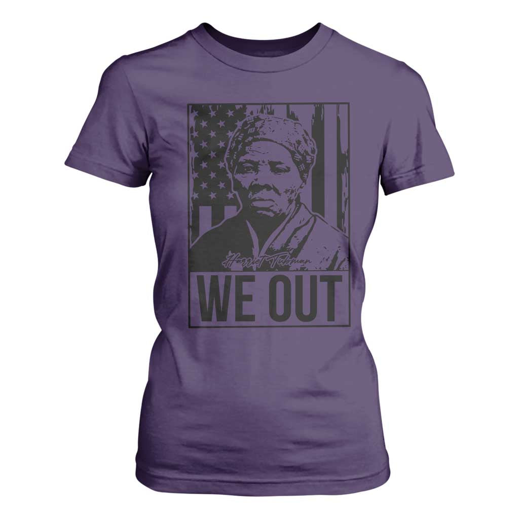 Harriet Tubman Quote T Shirt For Women We Out Strong Woman TS14 Purple Print Your Wear