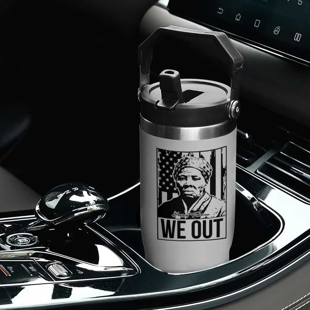 Harriet Tubman Quote Flip Straw Tumbler We Out Strong Woman TS14 Print Your Wear
