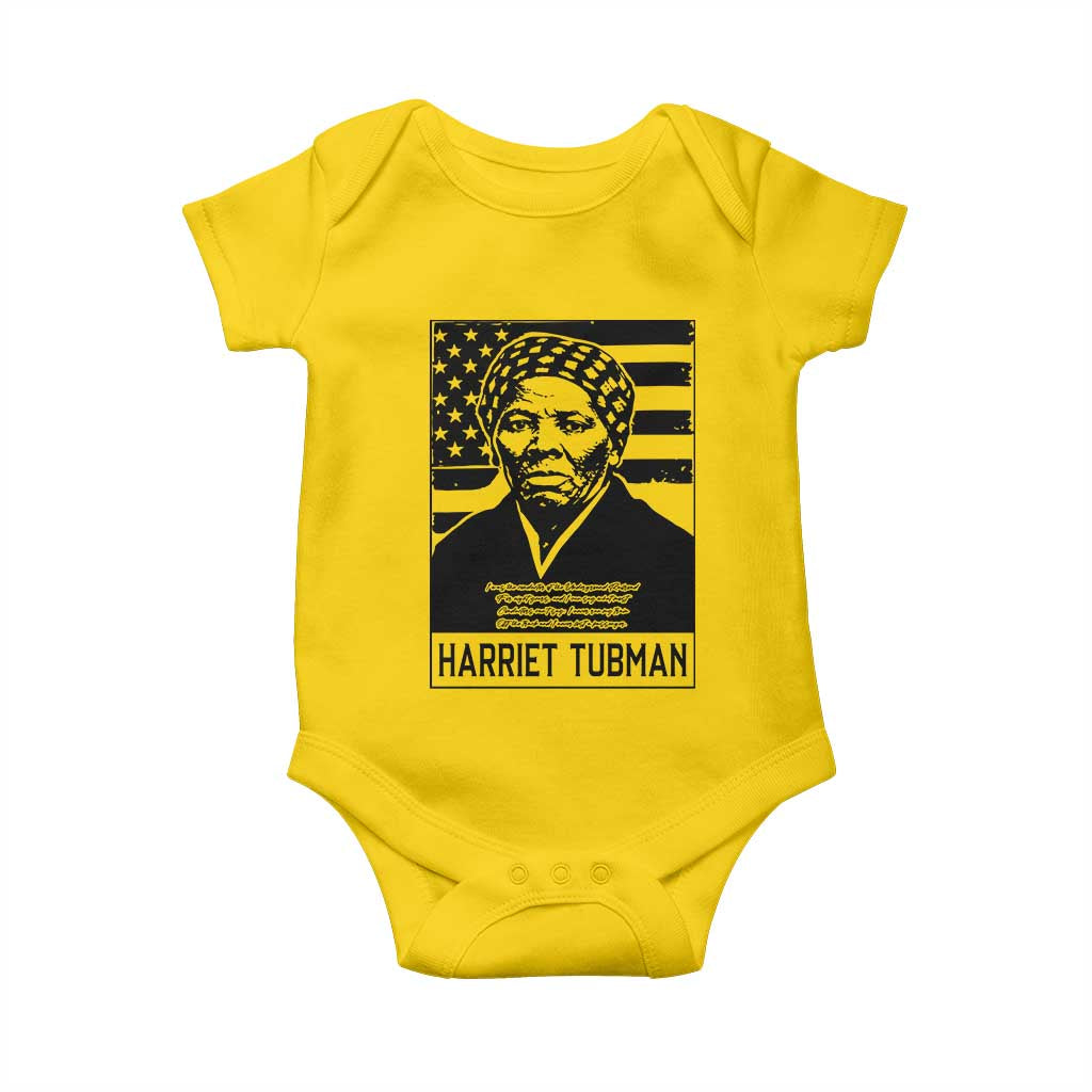 Harriet Tubman Quote Baby Onesie Black History Month TS14 Daisy Print Your Wear
