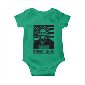 Harriet Tubman Quote Baby Onesie Black History Month TS14 Irish Green Print Your Wear