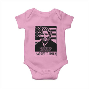 Harriet Tubman Quote Baby Onesie Black History Month TS14 Light Pink Print Your Wear