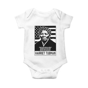 Harriet Tubman Quote Baby Onesie Black History Month TS14 White Print Your Wear