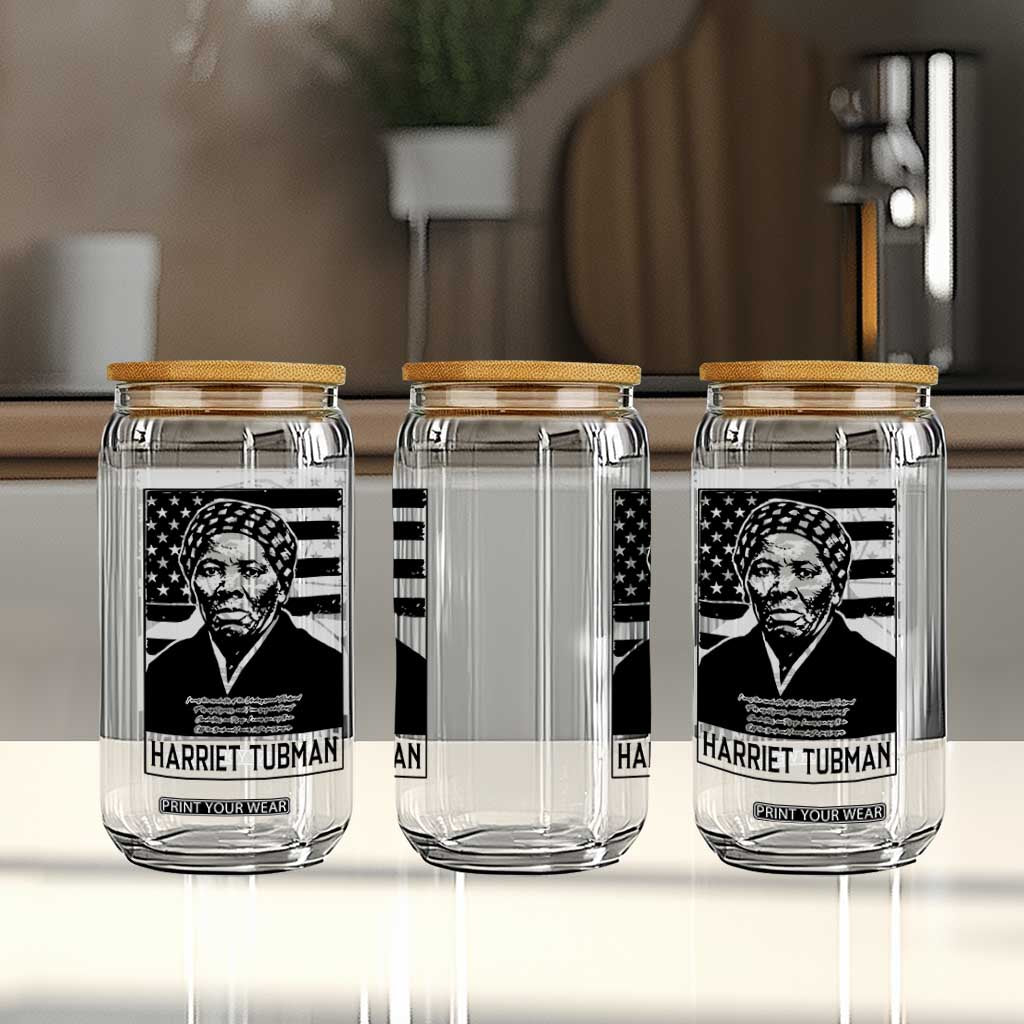 Harriet Tubman Quote Glass Can Black History Month TS14 Print Your Wear