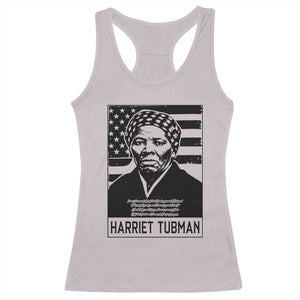 Harriet Tubman Quote Racerback Tank Top Black History Month TS14 Ice Gray Print Your Wear