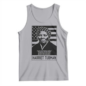 Harriet Tubman Quote Tank Top Black History Month TS14 Athletic Heather Print Your Wear