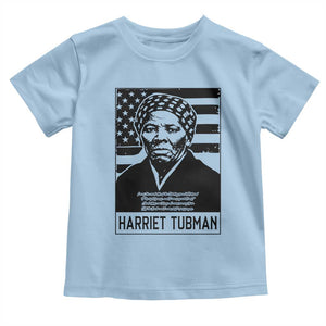 Harriet Tubman Quote Toddler T Shirt Black History Month TS14 Light Blue Print Your Wear